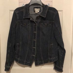 Life A Little Dark Blue Jean Jacket - like new !